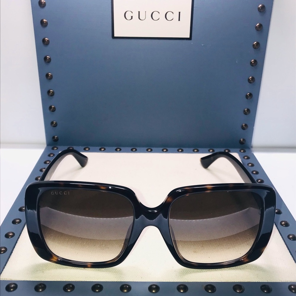 New Authentic Gucci GG0632S 002 Butterfly Sunglasses - Picture 4 of 12